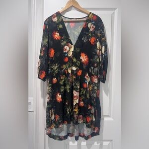 Anthropologie The Odells dress sz large petite EUC